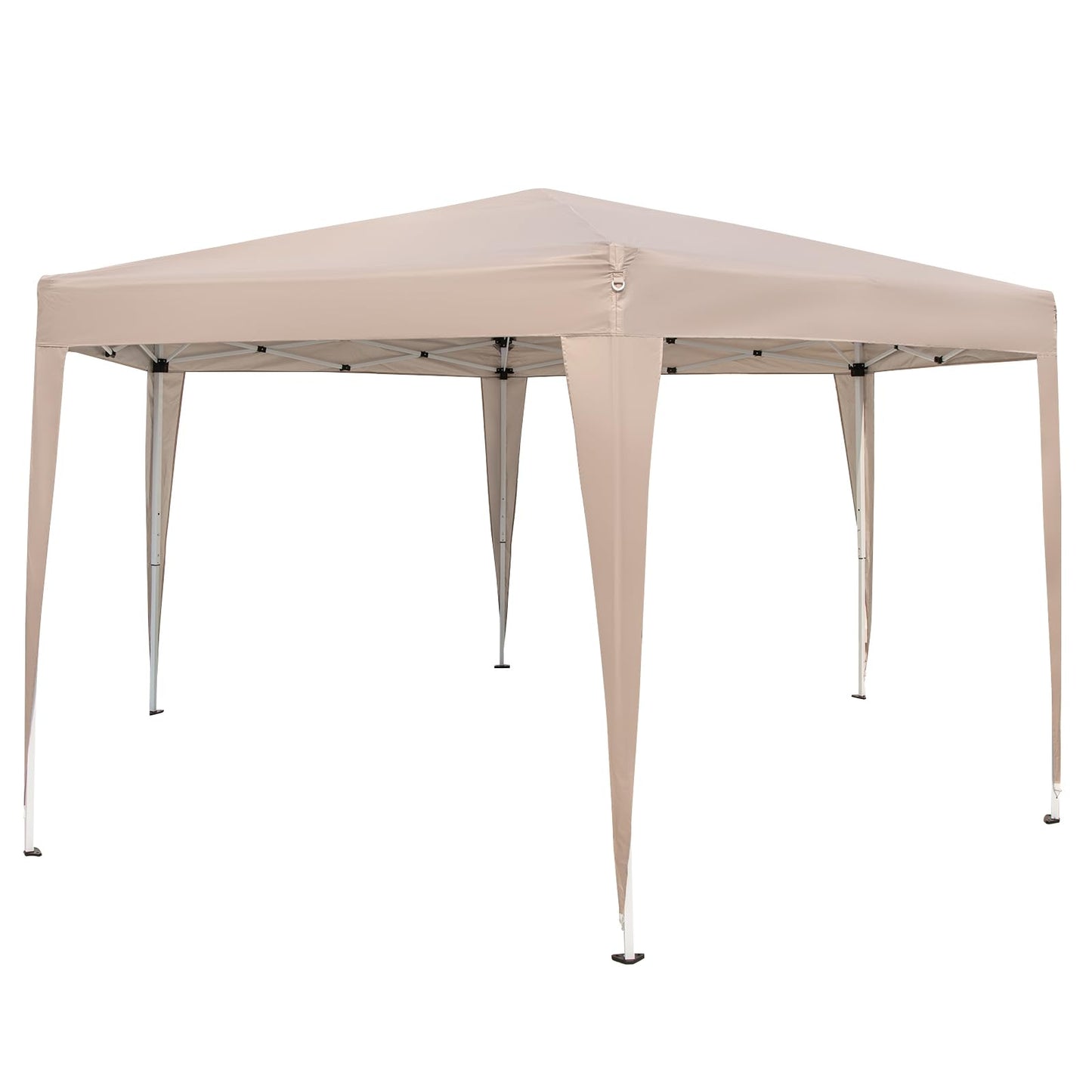 400 x 348cm Hexagonal Pop-Up Canopy Tent with Dressed Legs and Carry Bag