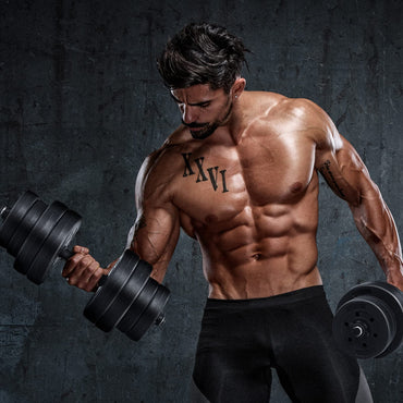 Adjustable Weight 2 in 1 Dumbbell/Barbell Set 30KG