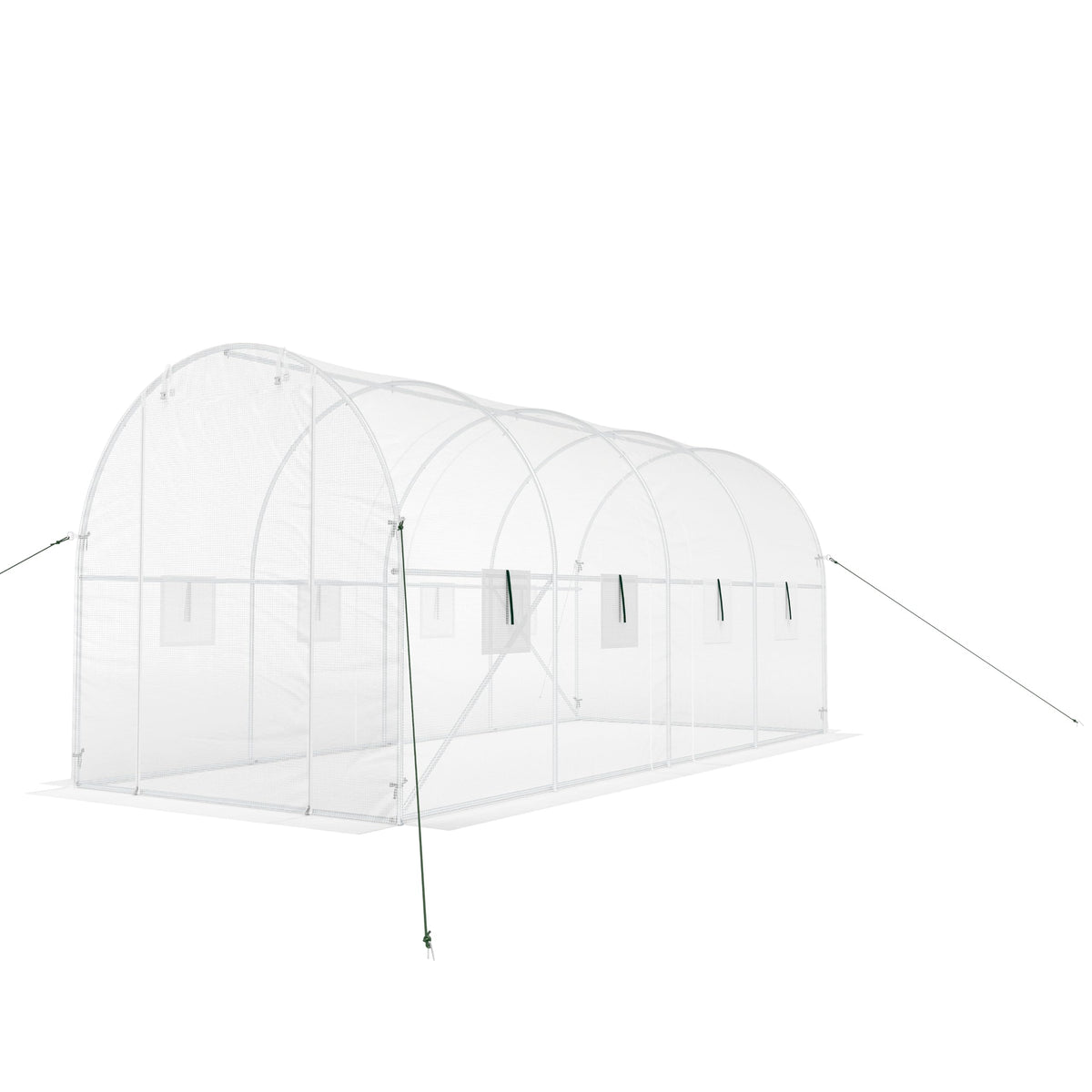 4.5 x 2 x 2 m Walk-in Tunnel Greenhouse for Outdoors Plant Hot House