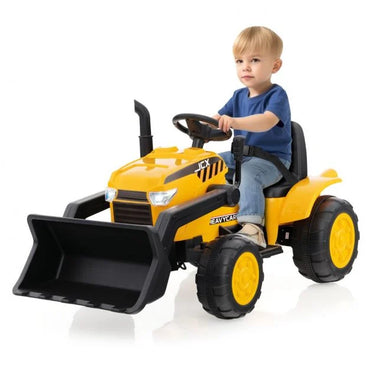 4-in-1 12V Kids Ride on Excavator and Bulldozer with Remote Control