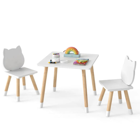 Wooden Toddler Desk and Chair Set for Classroom