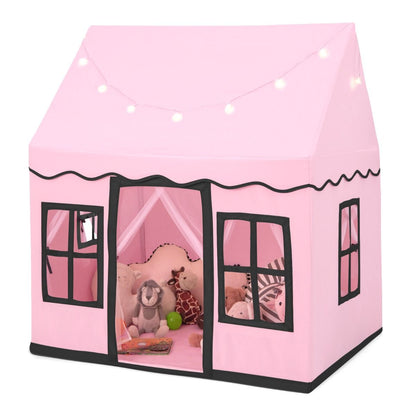 Indoor Kids Play Tent with Star Lights for Children Boys Girls Gift