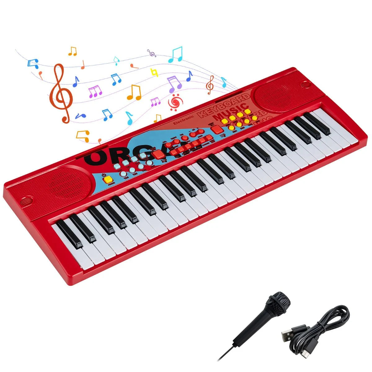 49 Keys Portable Kids Piano Keyboard