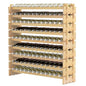 72/108/120 Bottles 6/9/10 Tier Stackable Wine Display Shelf for Home