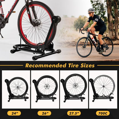 Foldable Bike Storage Stand for Mountain and Road Bike