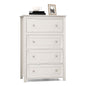 110cm Tall Storage Cabinet Chest of Drawers Clothes Organizer with 4 Drawers