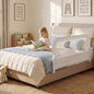 80/120/148/178/198 cm Long Adjustable Baby Bed Rail Guard with Extra Buckle