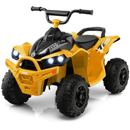 12V Kids Ride On ATV with 2 Speeds and LED Lights