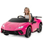 12V Kids Ride on Car Lamborghini with Remote Control and LED Lights
