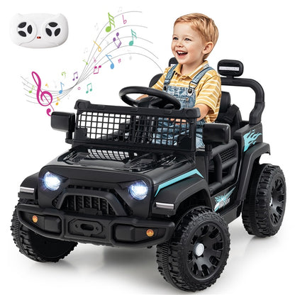 12V Kids Ride on Truck Car with Remote Control for Kid Over 3 Years Old