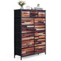 11/14-Drawer Dresser Tall Storage Chest with Metal Frame
