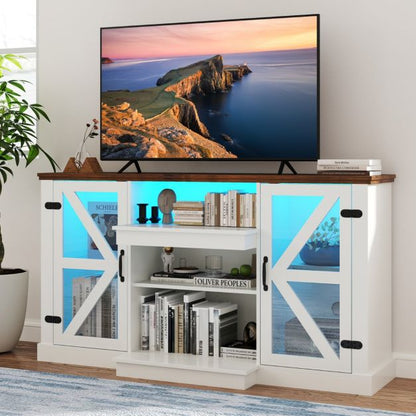 150 CM Media Console Table TV Cabinet for TVs up to 68 Inch