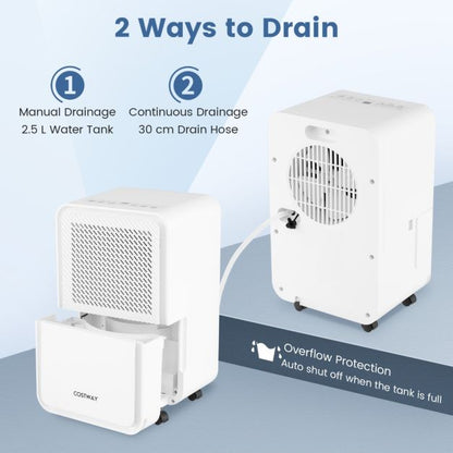 15 L Dehumidifier for Home with 4 Modes and 24H Timer
