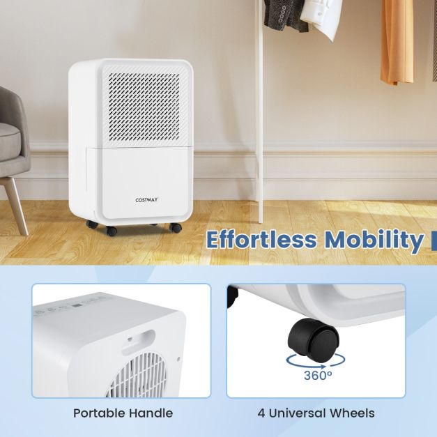 15 L Dehumidifier for Home with 4 Modes and 24H Timer