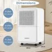 15 L Dehumidifier for Home with 4 Modes and 24H Timer