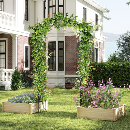 170 x 210 cm Garden Arch Trellis for Climbing Plants