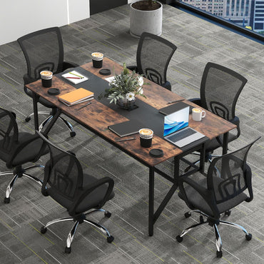 180 CM Conference Table Large Meeting Table for 6-8 People