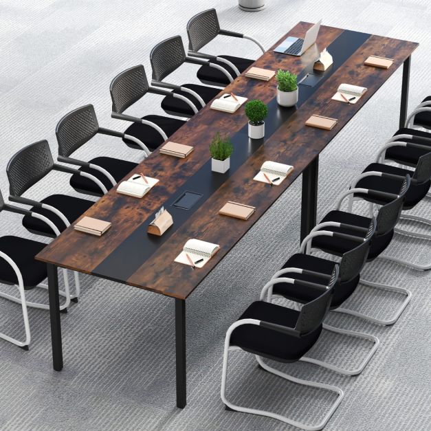 180 CM Conference Room Table with Cable Grommet for Office