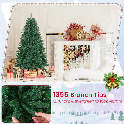 180cm Artificial Christmas Tree with PVC Branch Tips