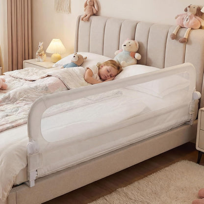 80/120/148/178/198 cm Long Adjustable Baby Bed Rail Guard with Extra Buckle
