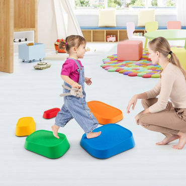Stepping Stone for Kids 5Pcs Non-Slip Toddler River Stone Set