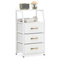 3-Drawer Storage Cabinet Vertical Storage Dresser with Detachable
