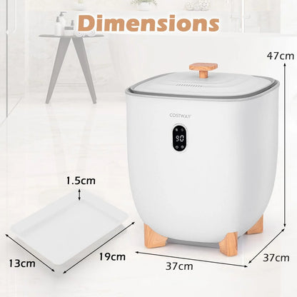 20/35L Large Towel Warmer Bucket with PTC Heater and Fragrant Disc Holder