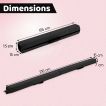 210 CM Folding Balance Beam with Removable Suede Cover and Non-slip Bottom