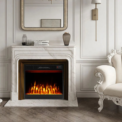 23 Inches Electric Fireplace Insert 750W/1500W Fireplace Heater