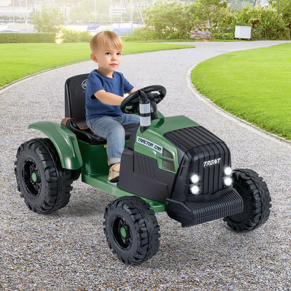 24V Ride On Tractor with Detachable Trailer for Kids