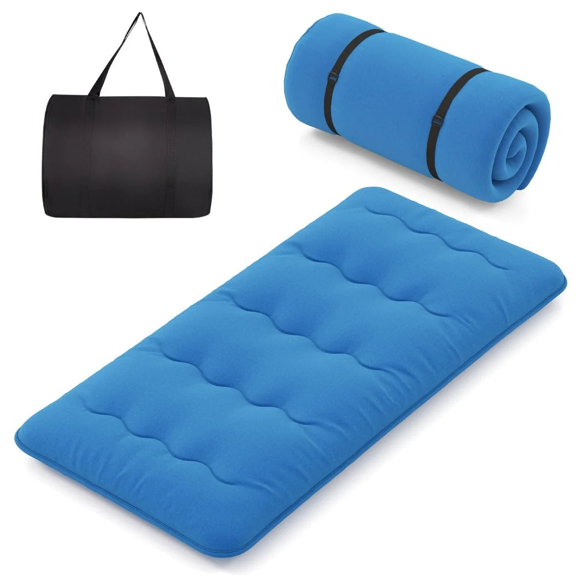 Japanese Floor Mattress with Washable Cover and Carry Bag