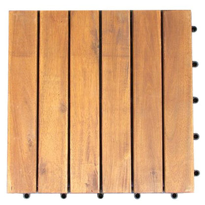 27 PCS Interlocking Patio Deck Tile for Outdoor and Indoor Patio Garden Balcony