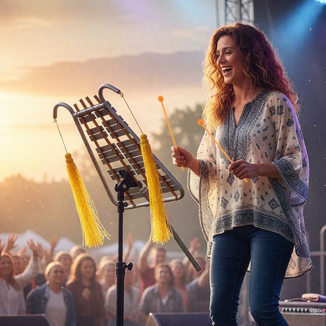 29 Note Bell Lyre for Marching Band with Aluminum Keys