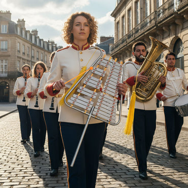 29 Note Bell Lyre for Marching Band with Aluminum Keys