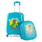2 Pieces Kid Luggage Set with 4 Spinner Wheels and Telescopic Handle