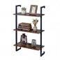 3-Tier Floating Shelf Wall Hanging Display Storage Rack for Living Room