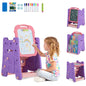 3 in 1 Art Easel for Kids Double Sided Magnetic Board Chalkboard and Whiteboard