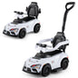 3 in 1 Ride on Push Car, Licensed Toyota Stroller Sliding Walking Car with Handle