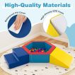 3-Piece Baby Foam Climbing Blocks Indoor Climb and Crawl Activity Play Set