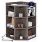 Wooden Open Bookshelf with 9 Cubbies