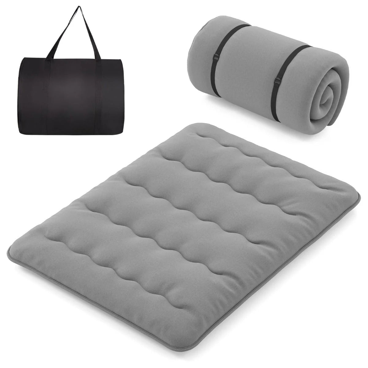 Japanese Floor Mattress with Washable Cover and Carry Bag