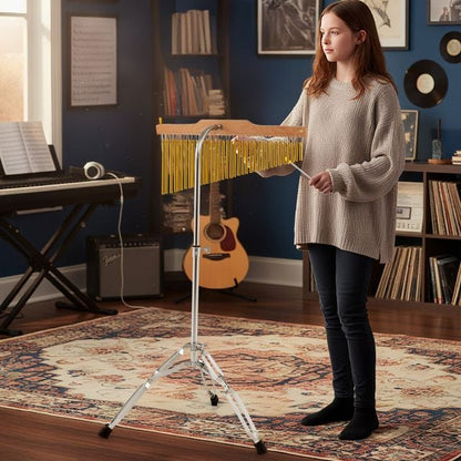 36-Bar Chimes Percussion Instrument with Portable Bag