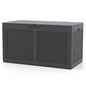 380L Resin Deck Box with Lockable Lid and Wheels