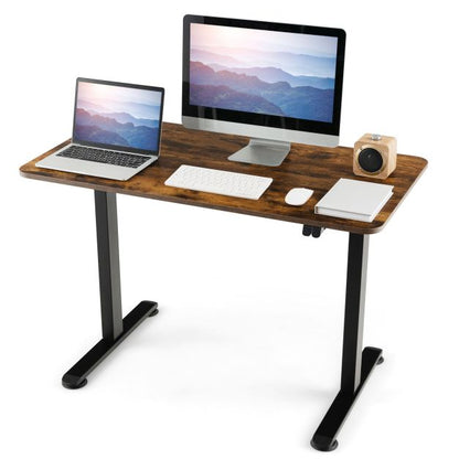 Electric Height Adjustable Standing Desk with Button Controller