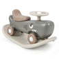Kids 3-in-1 Convertible Rocking Horse and Sliding Car for Indoor Outdoor Use