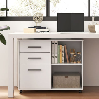 3-Drawer File Cabinet with Hanging Bars for Letter Size Documents