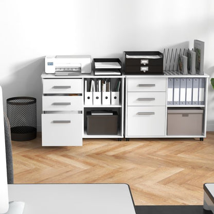 3-Drawer File Cabinet with Hanging Bars for Letter Size Documents