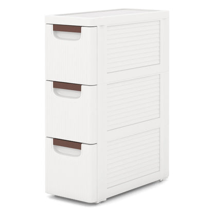 3/4/5/6-Drawer Narrow Storage Cabinet for Small Space