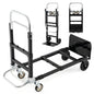3 in 1 Convertible Hand Truck Heavy Duty Folding Trolley with Retractable Handle and Adjustable Length