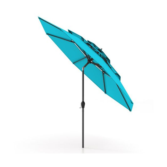296cm 3 Tier Outdoor Umbrella